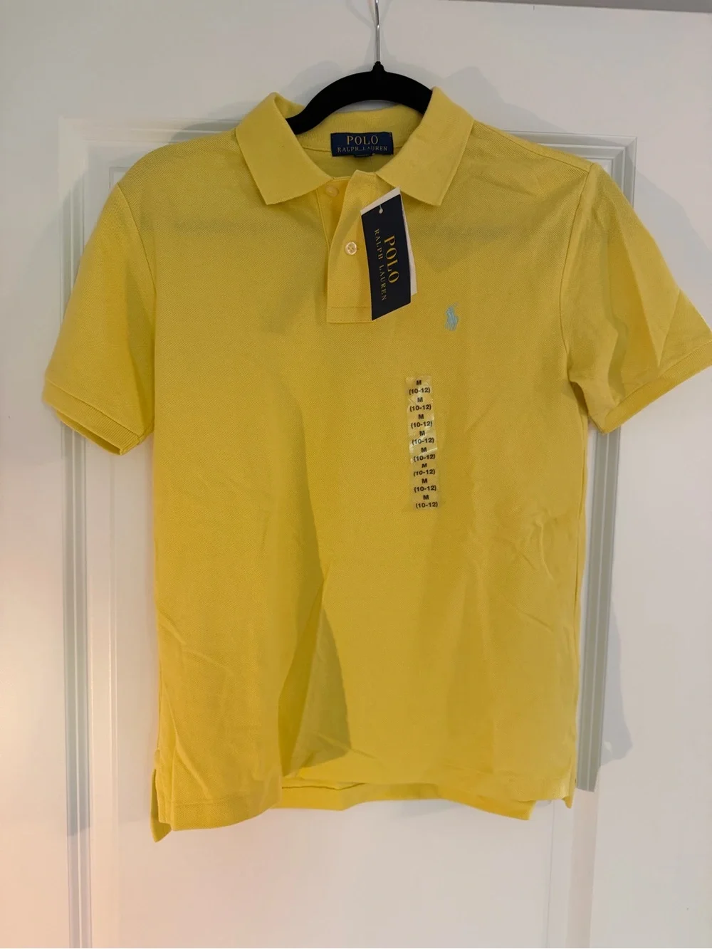 Ralph Lauren Yellow Boy’s Polo Shirt with Embroidered Logo